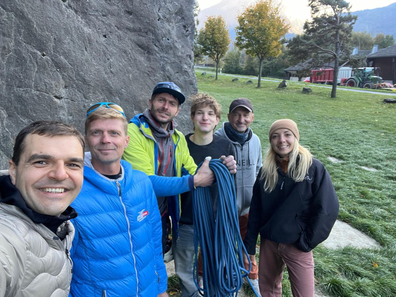 Sortie d’escalade du 18 octobre (Dorénaz)