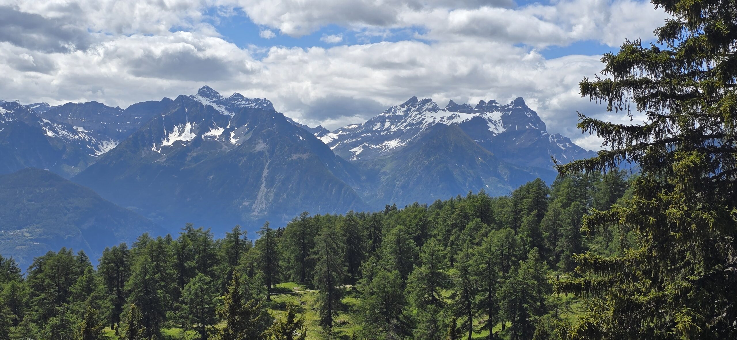 Vue sur Martigny depuis le Mont Chemin